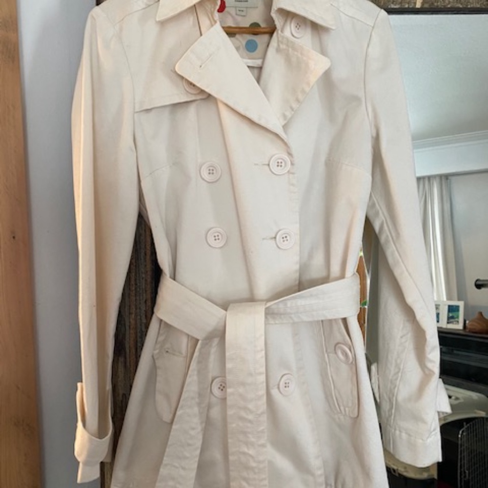 Jacob Belted Double Breated Rain Coat